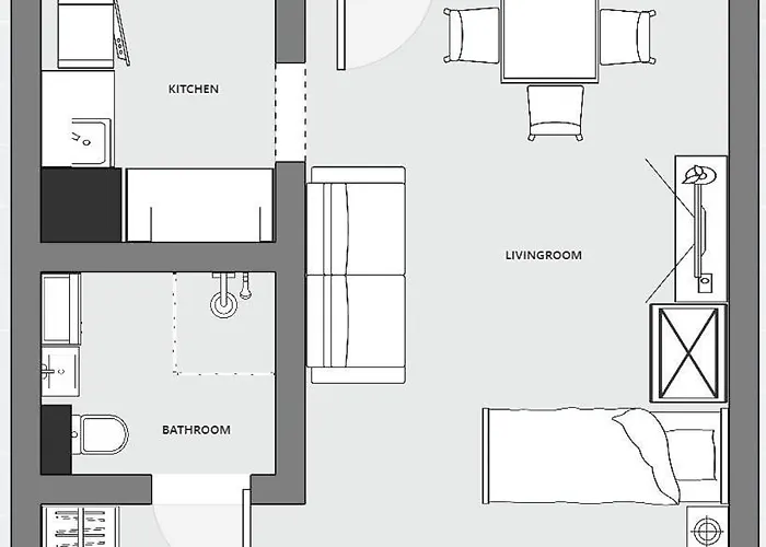 公寓 A Bright And Cozy In Kupittaa *