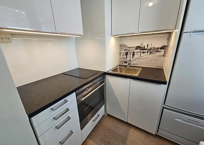 公寓 A Bright And Cozy In Kupittaa