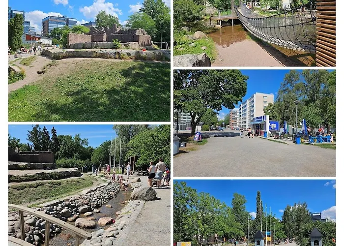 A Bright And Cozy In Kupittaa דירה